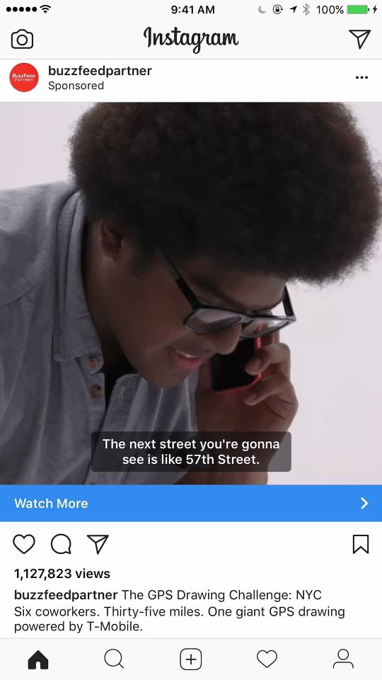 اعلانات الفيديو على انستقرام