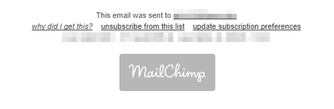 MailChimp Badge