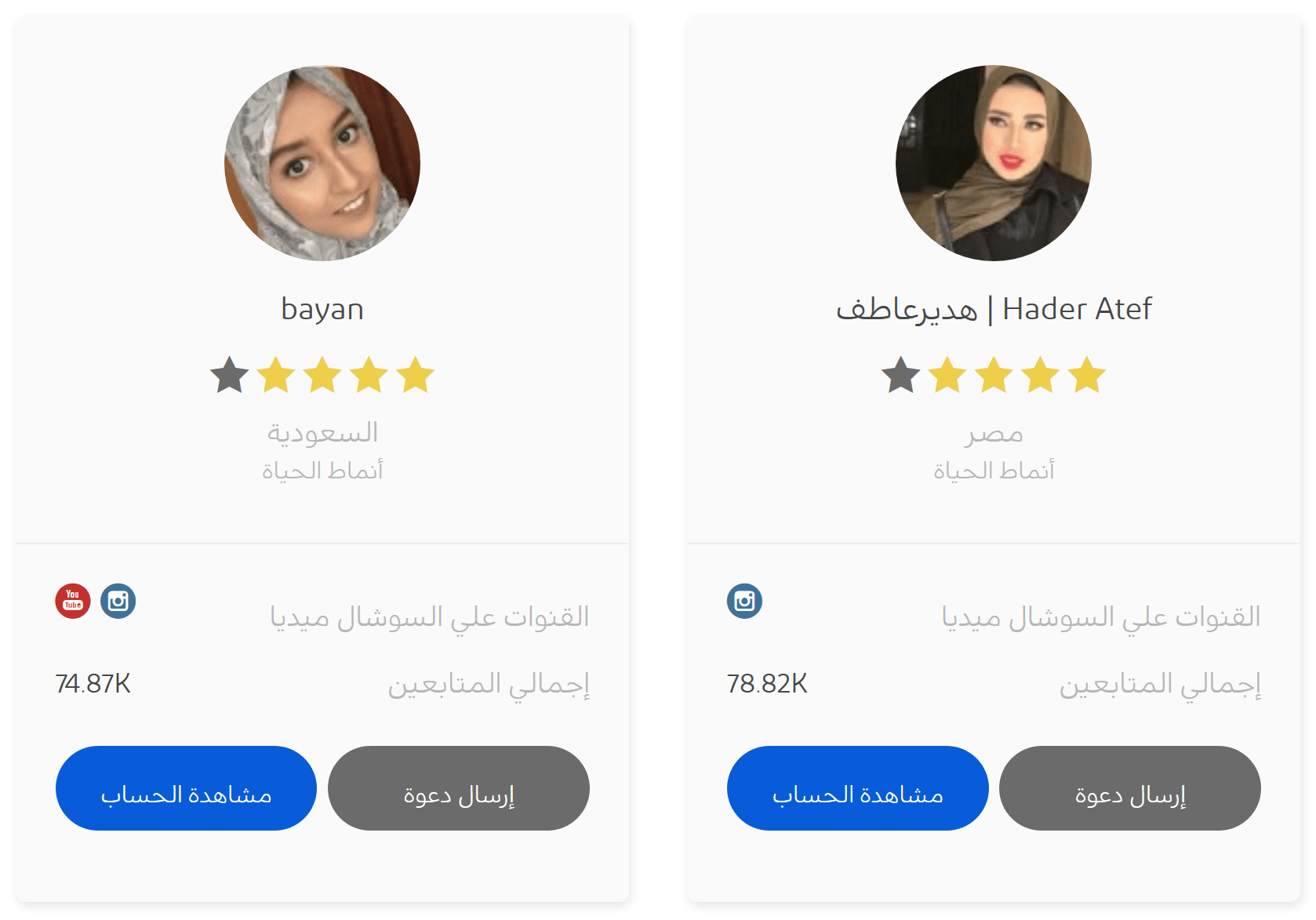 بعض مؤثري دولفينوس